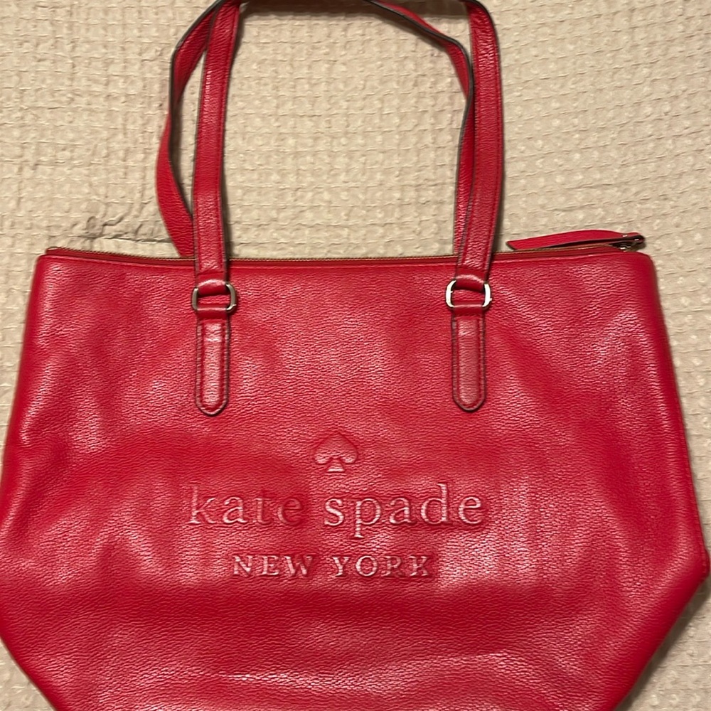 Kate Spade Tote Purse Red